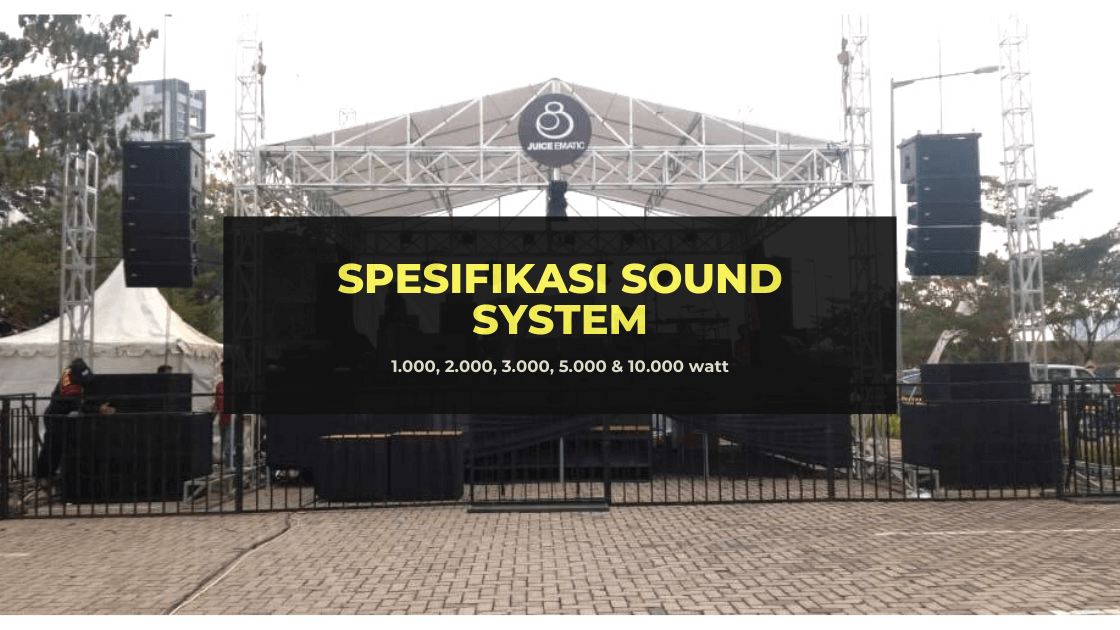 spesifikasi sound system