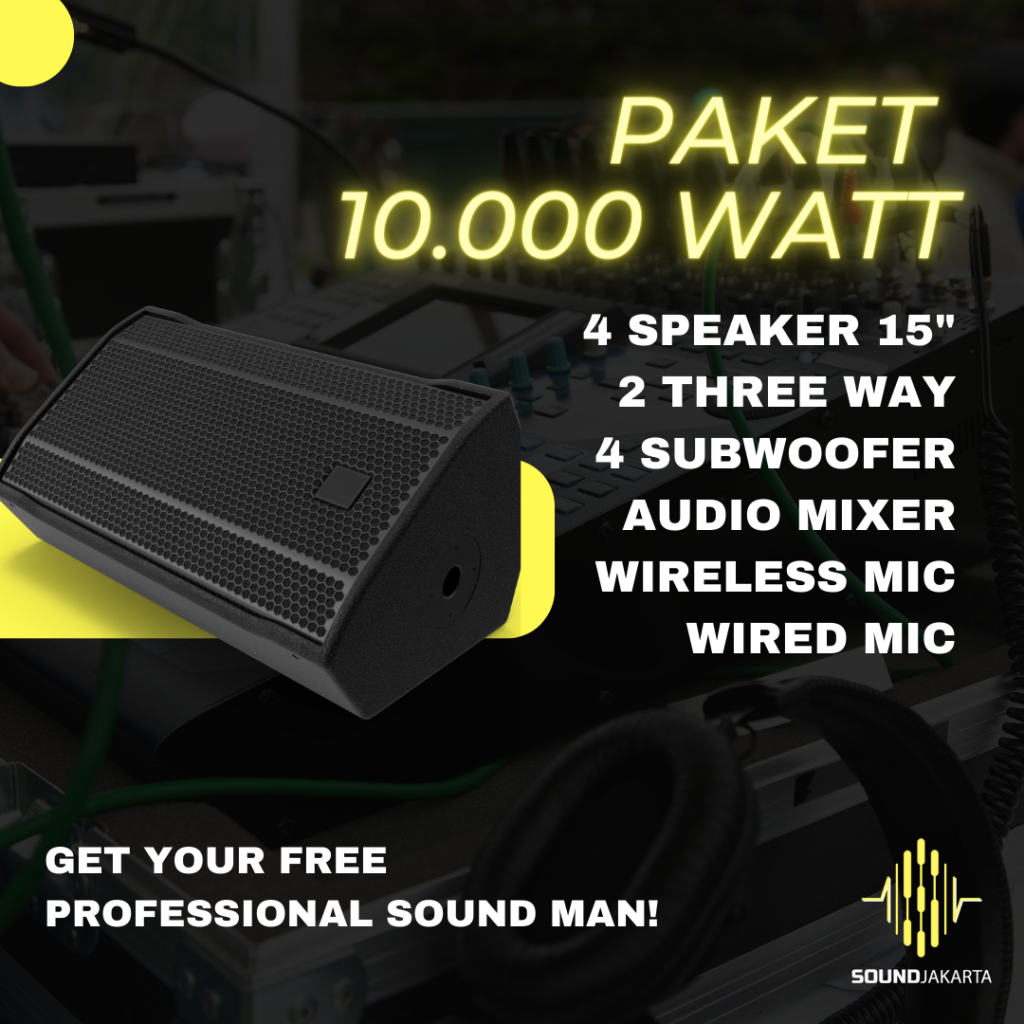 sewa sound system bali 10.000 watt