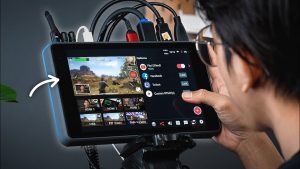 cara live streaming multicam