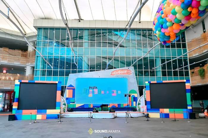 foto portfolio sewa backdrop event